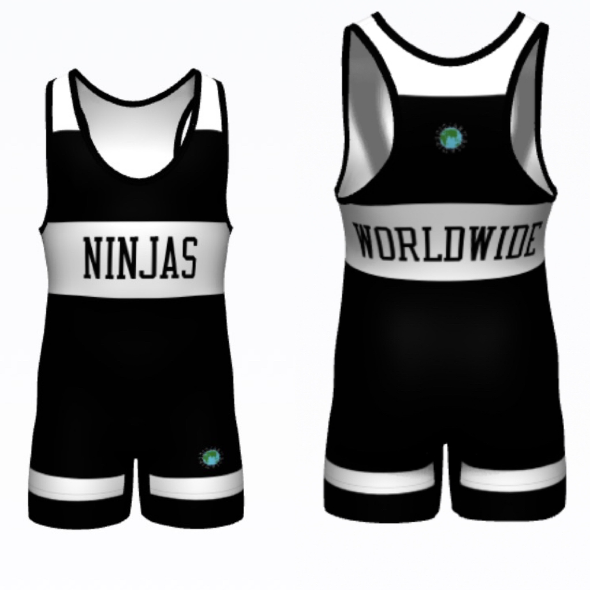 NINJAS WORLDWIDE WRESTLING SINGLET